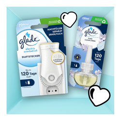 glade Electric Scented Oil Halter &amp; Pure Clean Linen Nachfüller