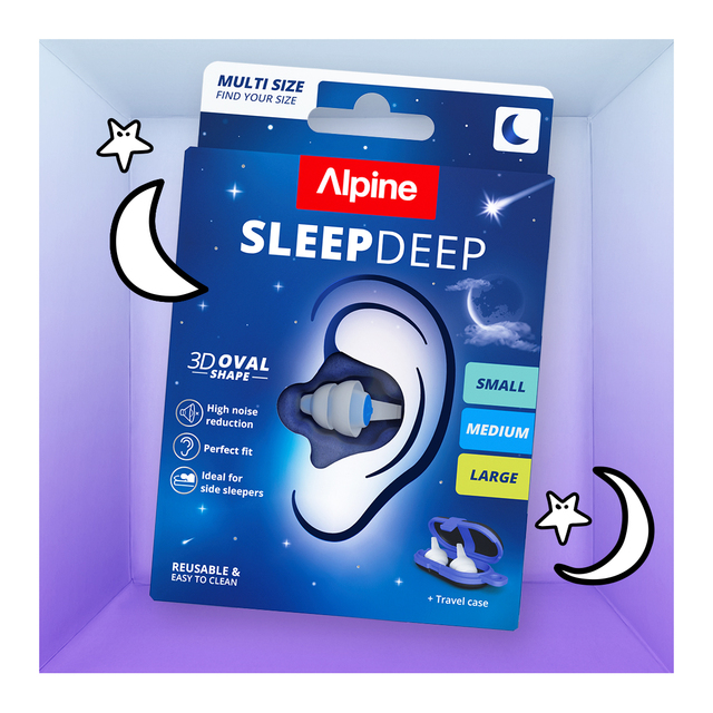 Alpine Ohrstöpsel SleepDeep Multi Size - Finde Deine perfekte Größe