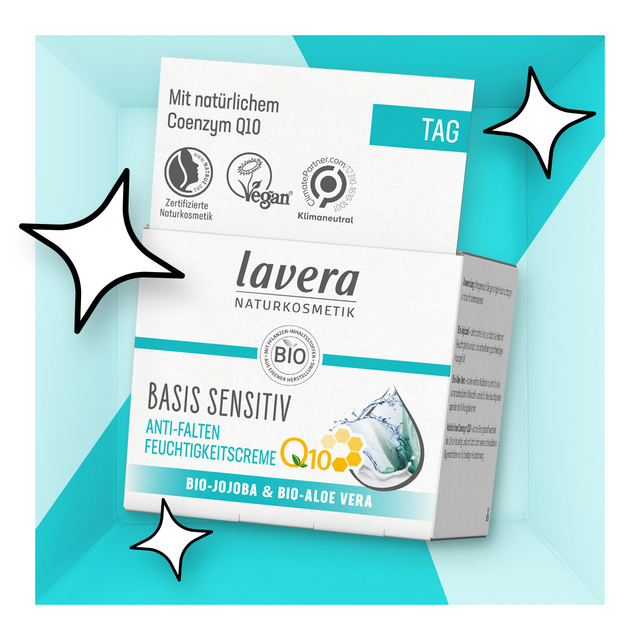Lavera basis sensitiv Anti-Falten Feuchtigkeitscreme Q10