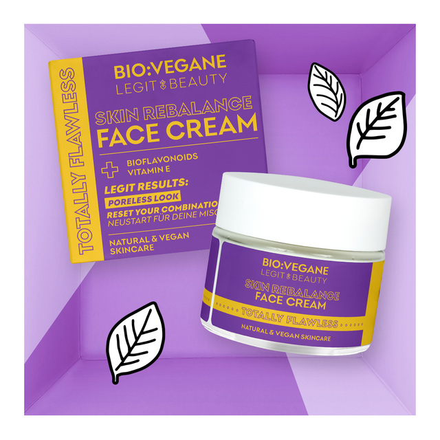 Bio Végan SKIN REBALANCE FACE CREAM