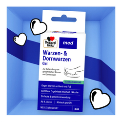 Doppelherz med Warzen- &amp; Dornwarzen Gel, 4 ml
