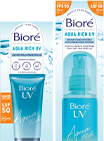 Aqua Rich UV Unsichtbares Gesichtsspray LSF 50 + Aqua Rich UV Feuchtigkeitsfluid