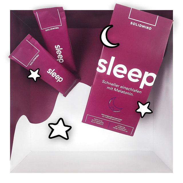 Solidmind Sleep – Hocheffektive Einschlafformel mit Melatonin &amp; mehr