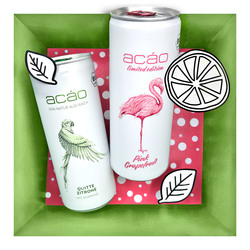 acáo Bio-Erfrischungsgetränk Quitte-Zitrone &amp; Pink Grapefruit