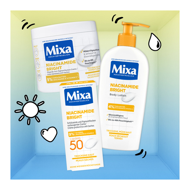 Mixa Niacinamide Bright Pflegeserie
