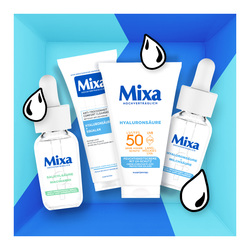 Mixa Anti-Trockenheit Comfort Cleanser, Feuchtigkeitscreme mit UV-Schutz, Anti-Trockenheit Serum &amp; Anti-Unreinheiten Serum