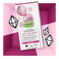 alverde Naturkosmetik Kollagen Boost 2-Phasen Ampullenkur