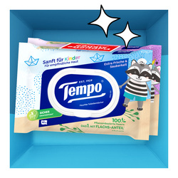 Tempo Feuchte Toilettentücher Sanft für Kinder (2x42 St)