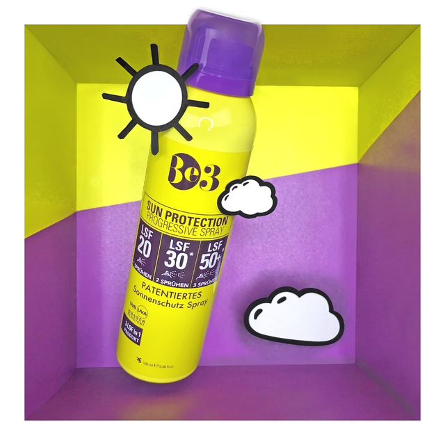 Be3 Sun Protection Progressive Spray (LSF 20/30/50) Basic Skin
